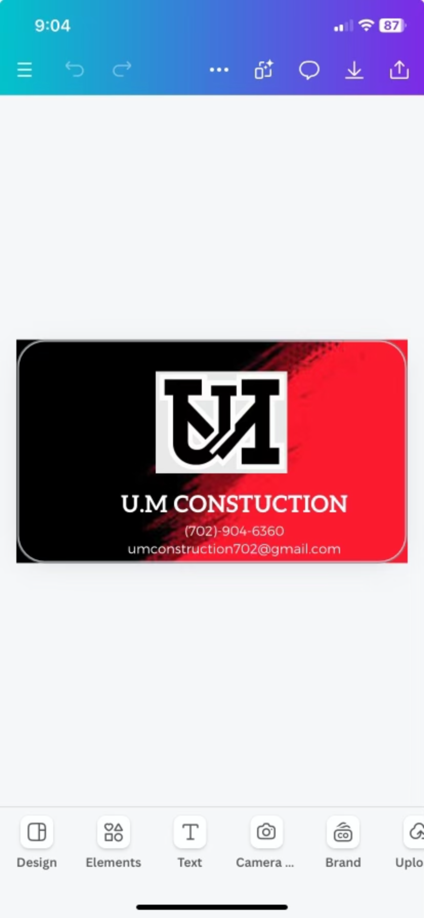 UM Construction LLC logo